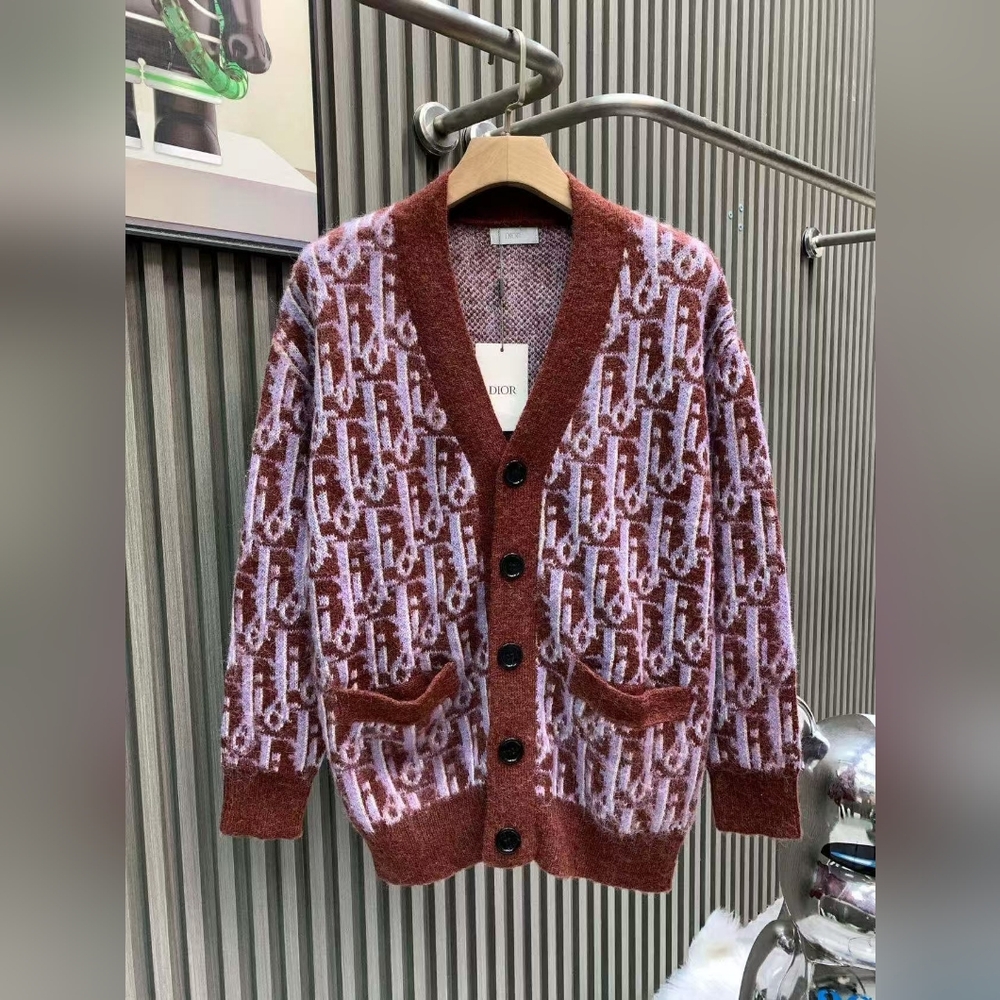 Dior Oblique Cardigan Sweater